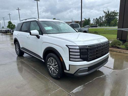 Creamy White Pearl 2026 Hyundai Palisade Hybrid Blue SEL 7P