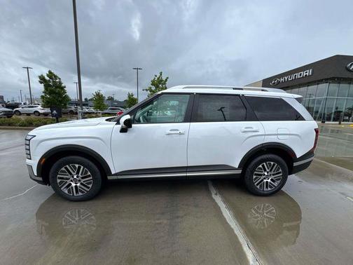 Creamy White Pearl 2026 Hyundai Palisade Hybrid Blue SEL 7P