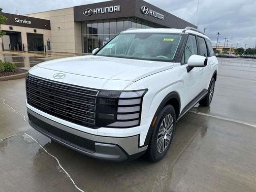 Creamy White Pearl 2026 Hyundai Palisade Hybrid Blue SEL 7P