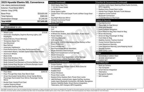 2025 Hyundai ELANTRA SEL