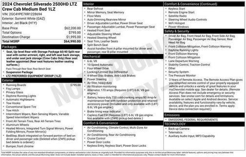 2024 Chevrolet Silverado 2500 LTZ