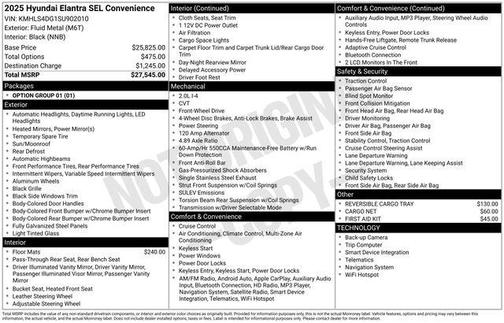 2025 Hyundai ELANTRA SEL