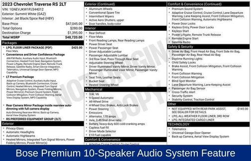 2023 Chevrolet Traverse RS