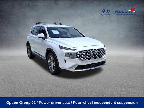 Quartz White 2022 Hyundai SANTA FE SEL 2.4