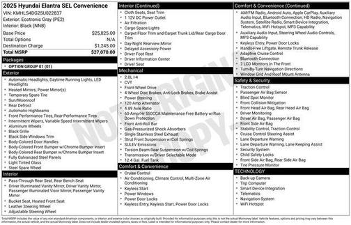 2025 Hyundai ELANTRA SEL