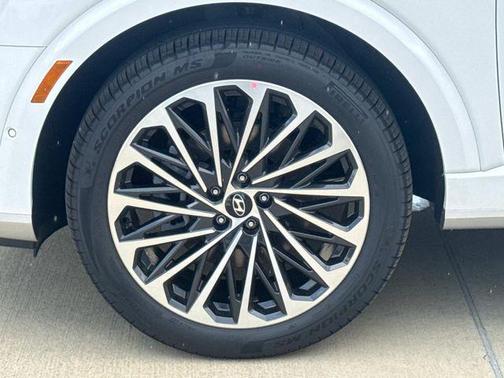 Creamy White Pearl 2026 Hyundai Palisade Hybrid Calligraphy