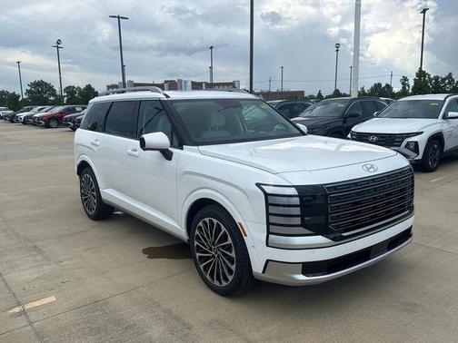 Creamy White Pearl 2026 Hyundai Palisade Hybrid Calligraphy