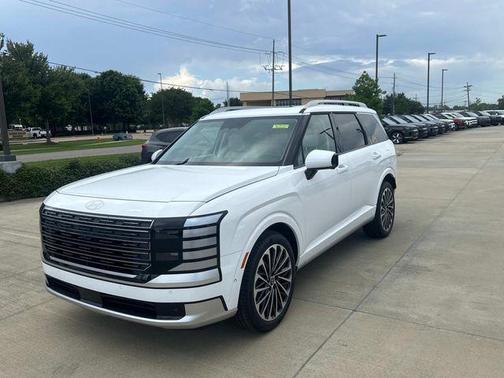 Creamy White Pearl 2026 Hyundai Palisade Hybrid Calligraphy