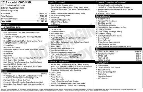 2025 Hyundai IONIQ 5 SEL