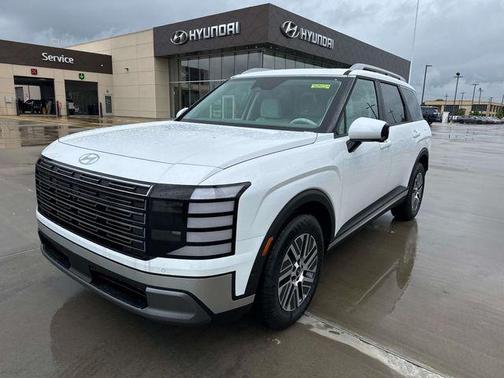 Creamy White Pearl 2026 Hyundai Palisade Hybrid Blue SEL Premium 7P