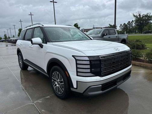 Creamy White Pearl 2026 Hyundai Palisade Hybrid Blue SEL Premium 7P