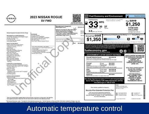 2023 Nissan Rogue SV