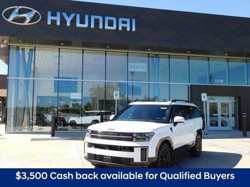 Serenity White 2026 Hyundai SANTA FE Calligraphy