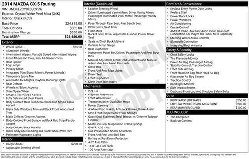 2014 Mazda CX-5 Touring