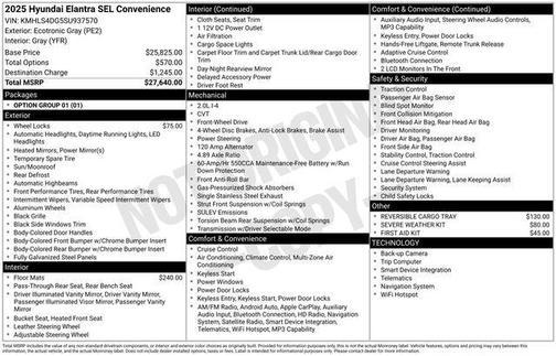 2025 Hyundai ELANTRA SEL