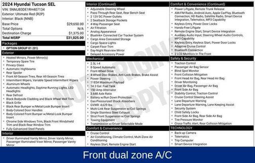 2024 Hyundai TUCSON SEL