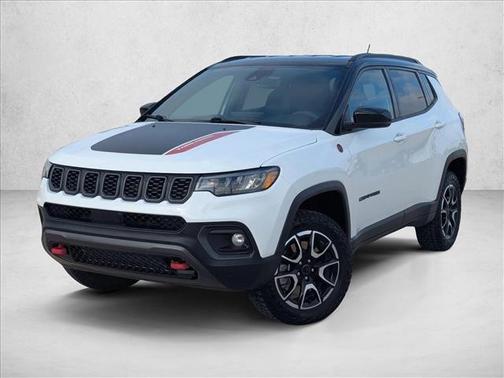 Bright White Clearcoat 2025 Jeep Compass Trailhawk