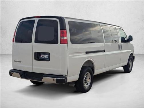 Summit White 2025 Chevrolet Express 3500 RWD 3500 Extended Wheelbase LT
