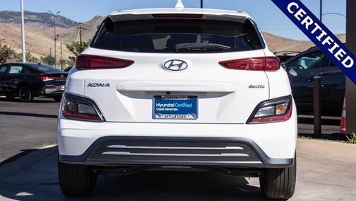 Lunar White 2023 Hyundai KONA EV SEL