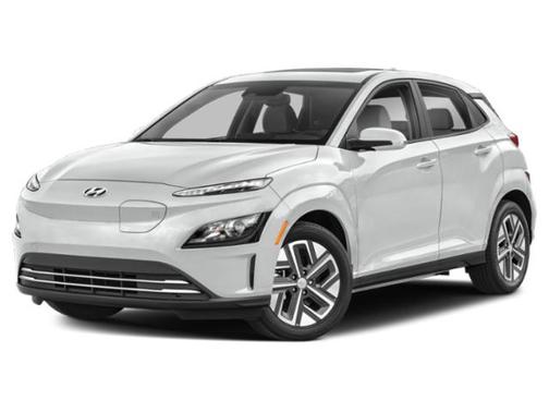Lunar White 2023 Hyundai KONA EV SEL