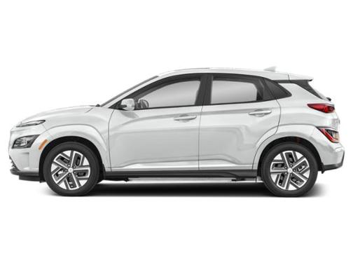 Lunar White 2023 Hyundai KONA EV SEL