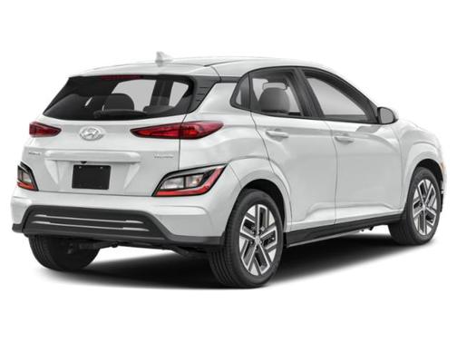 Lunar White 2023 Hyundai KONA EV SEL