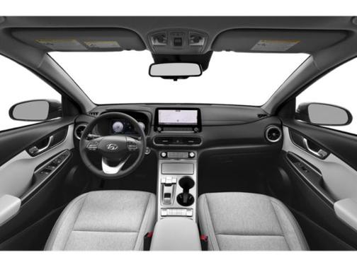 Lunar White 2023 Hyundai KONA EV SEL