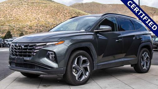 Gray 2022 Hyundai TUCSON Hybrid Limited