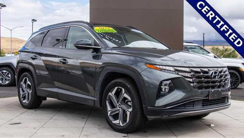 Gray 2022 Hyundai TUCSON Hybrid Limited