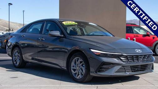 Gray 2024 Hyundai ELANTRA HEV Blue