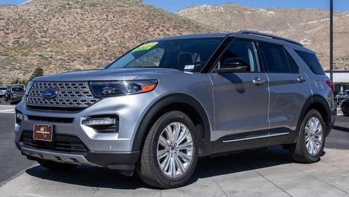 Iconic Silver Metallic 2021 Ford Explorer Limited