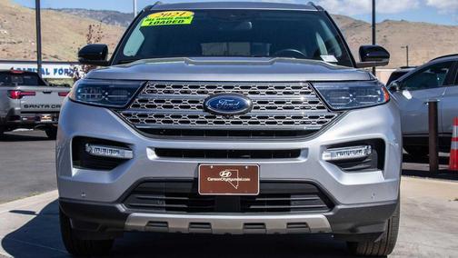 Iconic Silver Metallic 2021 Ford Explorer Limited
