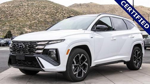 Creamy White Pearl 2025 Hyundai TUCSON Hybrid N Line