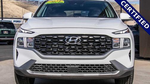 White 2023 Hyundai SANTA FE SEL
