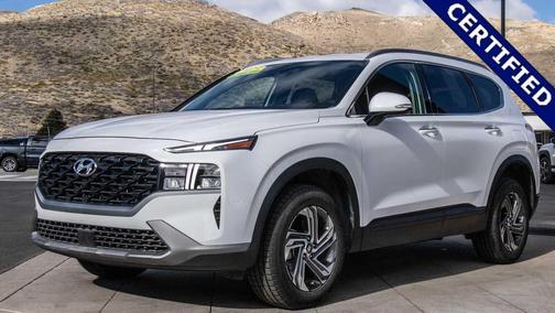 White 2023 Hyundai SANTA FE SEL