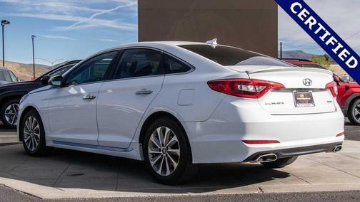 Quartz White Pearl 2015 Hyundai SONATA Sport