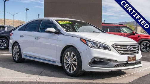 Quartz White Pearl 2015 Hyundai SONATA Sport