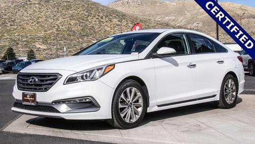 Quartz White Pearl 2015 Hyundai SONATA Sport