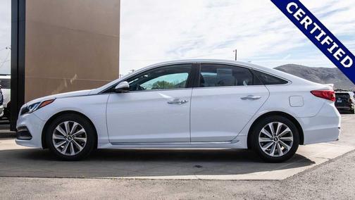 Quartz White Pearl 2015 Hyundai SONATA Sport