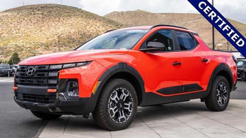 Red 2025 Hyundai SANTA CRUZ XRT