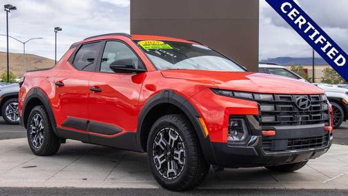 Red 2025 Hyundai SANTA CRUZ XRT