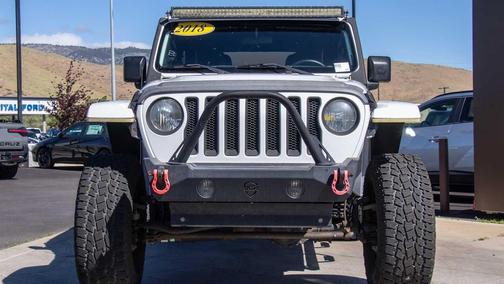 Bright White Clearcoat 2018 Jeep Wrangler Unlimited Sport