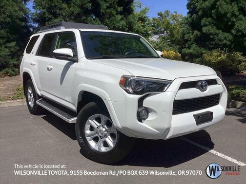Super White 2017 Toyota 4Runner SR5