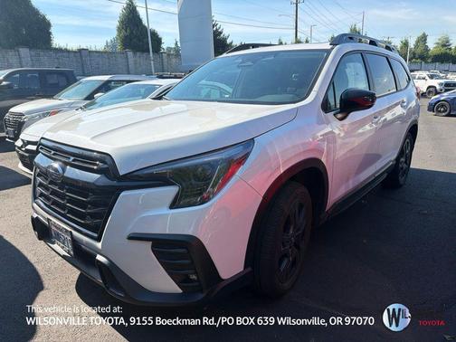 Crystal White Pearl 2024 Subaru Ascent Onyx Edition 7-Passenger