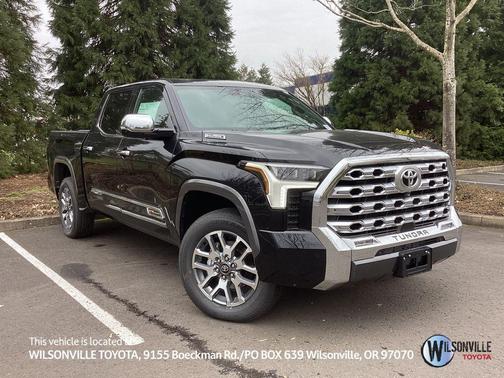 Midnight Black Metallic 2025 Toyota Tundra Hybrid 1794 Edition