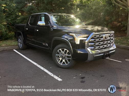 Midnight Black Metallic 2026 Toyota Tundra 1794 Edition