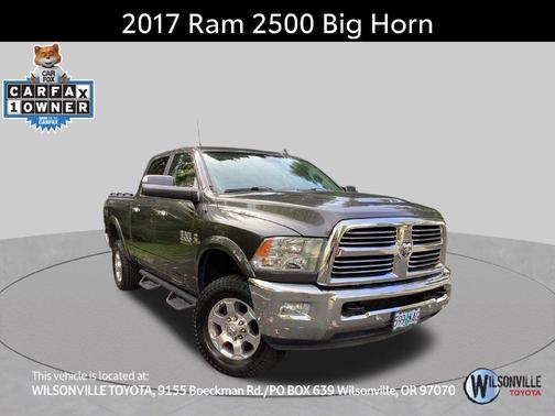 Granite Crystal Metallic Clearcoat 2017 RAM 2500 Big Horn Crew Cab 4x4 6'4' Box