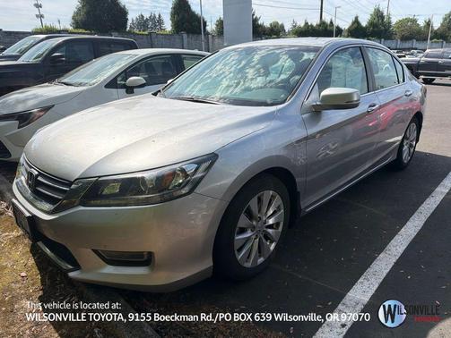 Alabaster Silver Metallic 2013 Honda Accord EX-L