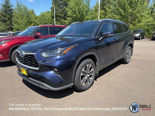 Blueprint 2022 Toyota Highlander Hybrid XLE