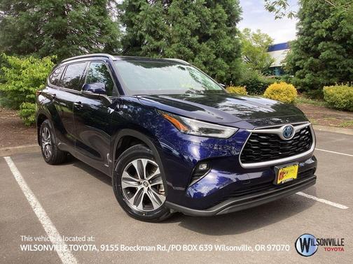 Blueprint 2022 Toyota Highlander Hybrid XLE